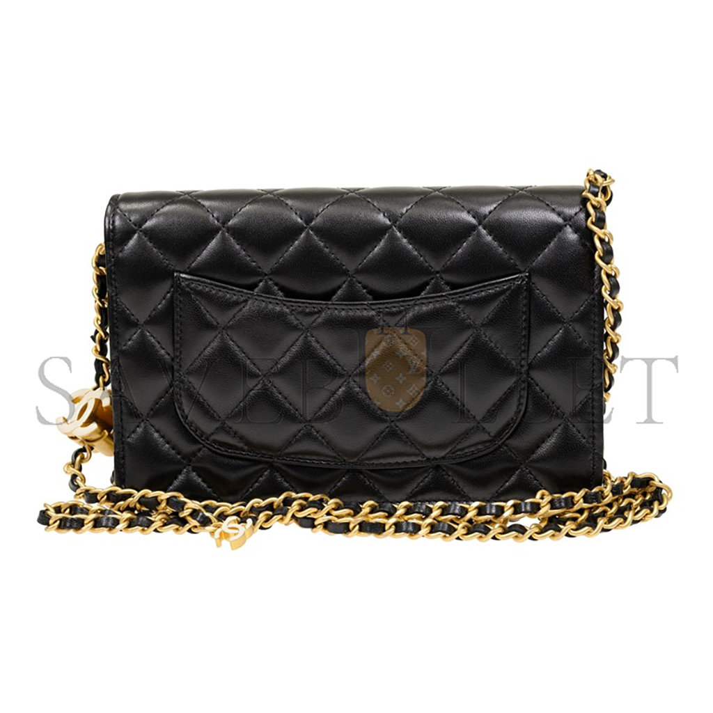 CHANEL 24A HANDMADE ENAMEL DOUBLE C TONE INTERFACE WOC AP3938 (19*12*4cm)